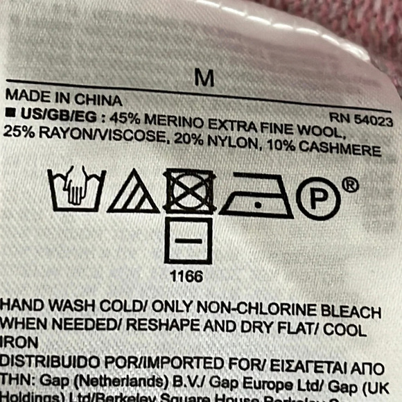 Banana Republic x Filpucci Italian Yarn Crew Neck Fitted Striped Sweater -Medium - Picture 6 of 6